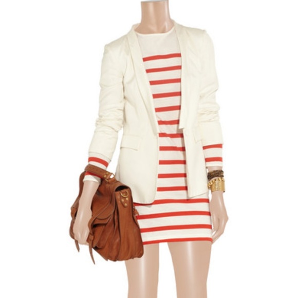 Chinti and Parker Striped Cotton Mini Dress (M) - Picture 6 of 6